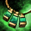 Emerald Orichalcum Amulet