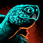 Mini Black and Cyan Turtle Hatchlin...