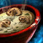 Bowl of Watery Mushroom Soup