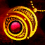 Spinel Gold Amulet