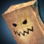 Paper Bag Helm Skin (Angry)