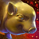 Mini-cochon doré
