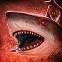 Bloodstone-Crazed Shark