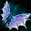 Deltaplane cristallin d'ailes de dragon
