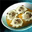 Plate of Clove-Spiced Clear Truffle Ravioli