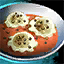 Assiette de raviolis à la truffe blanche poivrés