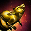 Golden Rat Figurine