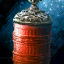 Rare Black Lion Dye Canister—Red